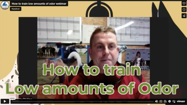 How To Train Low Amounts Of Odor Webinar